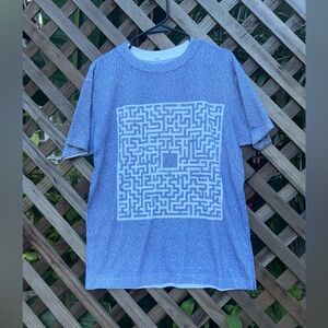 LITOGRAPHS The Maze Runner text T shirt  epic poem size L